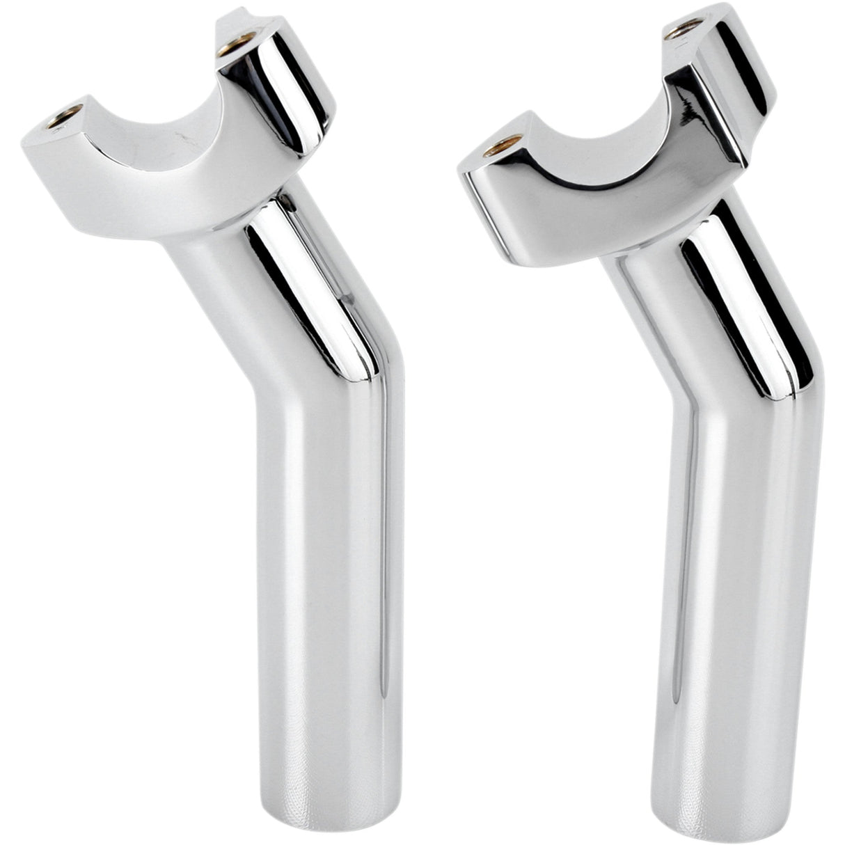 DRAG SPECIALTIES 0602-0410 Forged Aluminum Handlebar Risers pullback - 5-1/2" - chrome