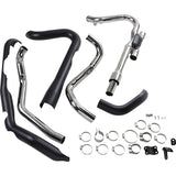 Cobra Pro Chamber 2-Into-2 Header System - 6255DBRB For Harley Touring 2017-2020
