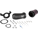K & N 1010-2527 57-1137 Aircharger® Intake System with Cast Aluminum Intake Tube satin black