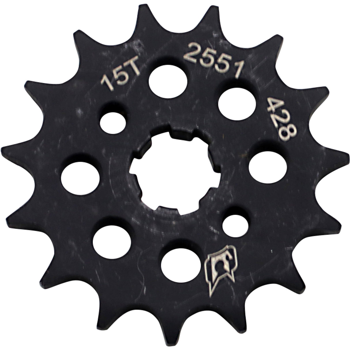 DRIVEN RACING 1212-1582 2551-428-15T Lightweight Steel Sprocket Front Sprocket - 15 Tooth - Honda