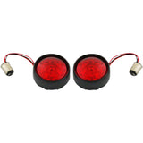 Custom Dynamics Bullet Bezel Turn Signal Assembly - PB-BB-RR-1157BR For Harley Motorcycles 2007-2025