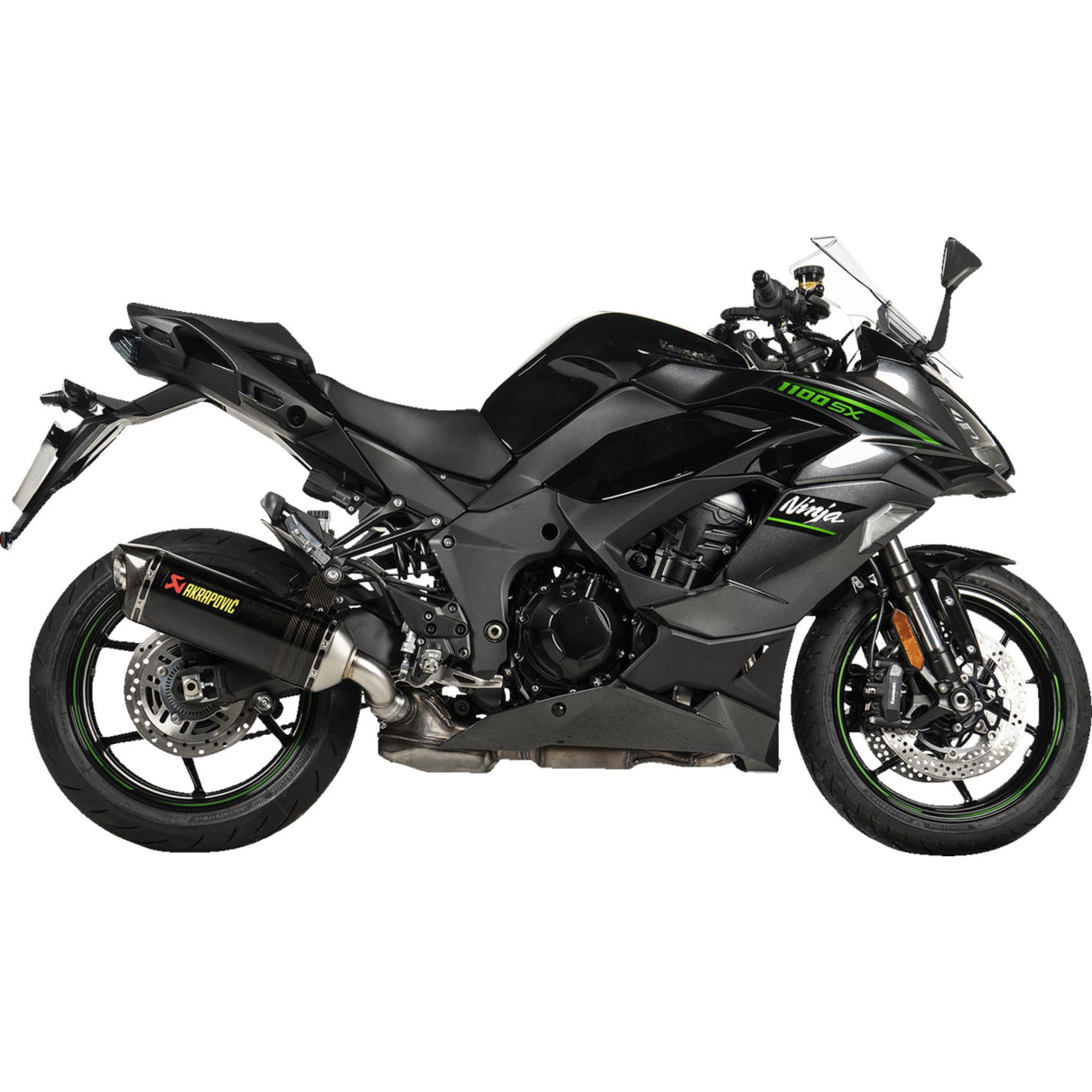 AKRAPOVIC 1811-4797 S-K10SO32-HRC Slip-On Line Muffler carbon fiber - kawasaki ninja 1000 sx & ninja 1100 sx
