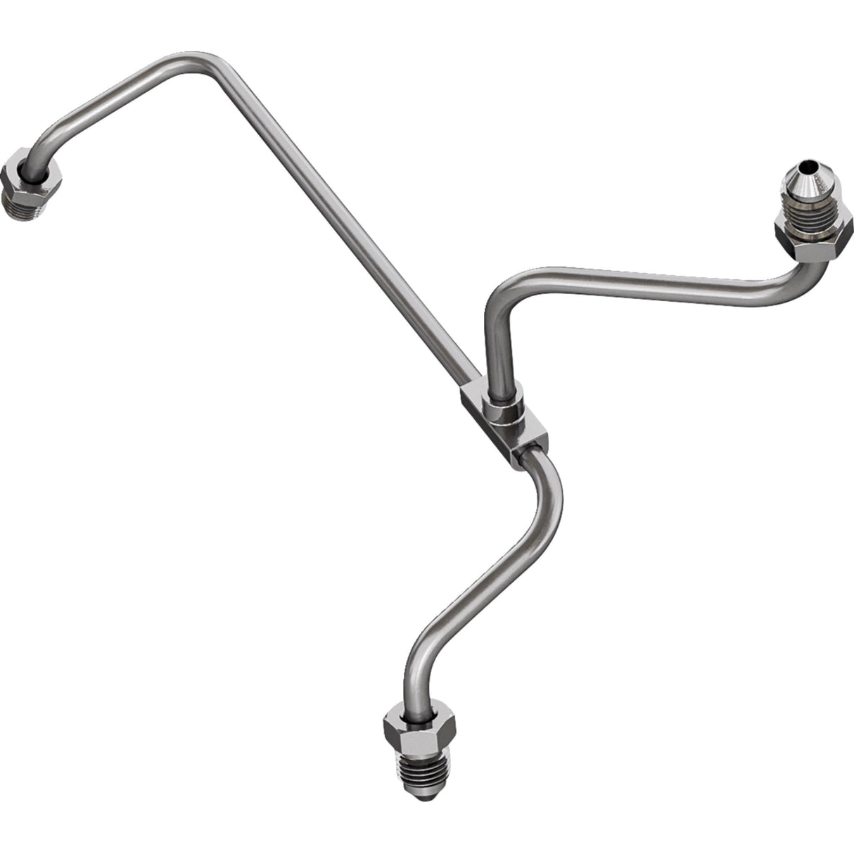 Goodridge Banjo Adapter Front - PMCHD-028C For Harley Touring 2014-2023