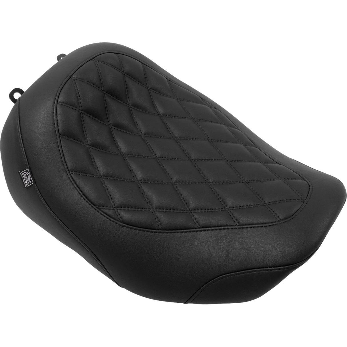 Mustang Wide Tripper™ Solo Seat Solo Black Stitching - 88503 For Harley Touring 2023-2026