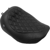 Mustang Wide Tripper™ Solo Seat Solo Black Stitching - 88503 For Harley Touring 2023-2026
