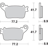 Sbs Brake Pad - 834LS Kawasaki Motorcycles 2011-2025
