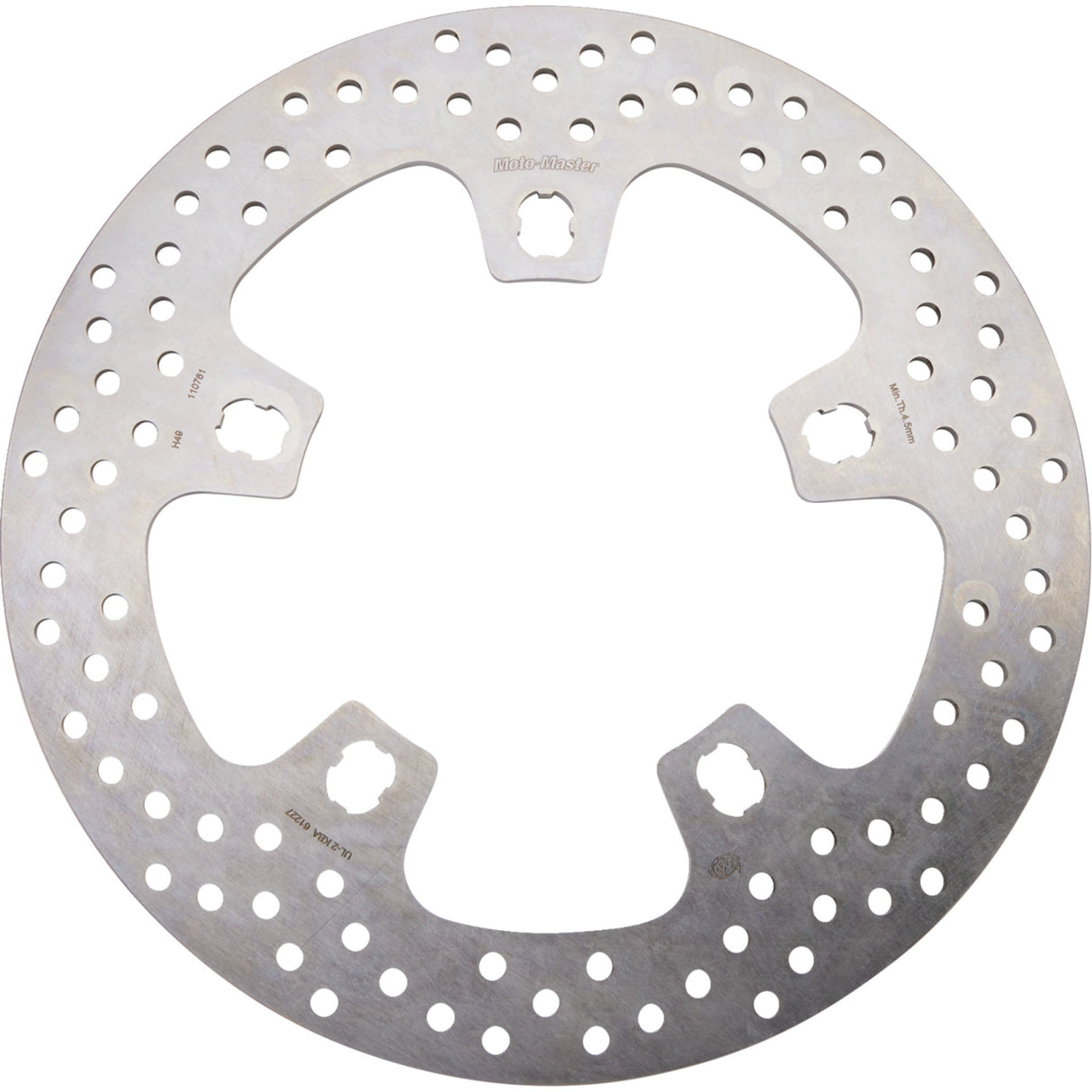 Moto-Master Brake Rotors Front Right Front Left Halo - 110761-PU For Harley Motorcycles 2010-2023