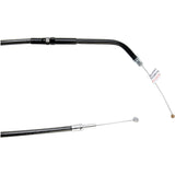 Magnum Shielding Black Pearl™ Braided Throttle Idle Cable — Throttle 31-7/8" - 43362 For Harley Sportster 2007-2021