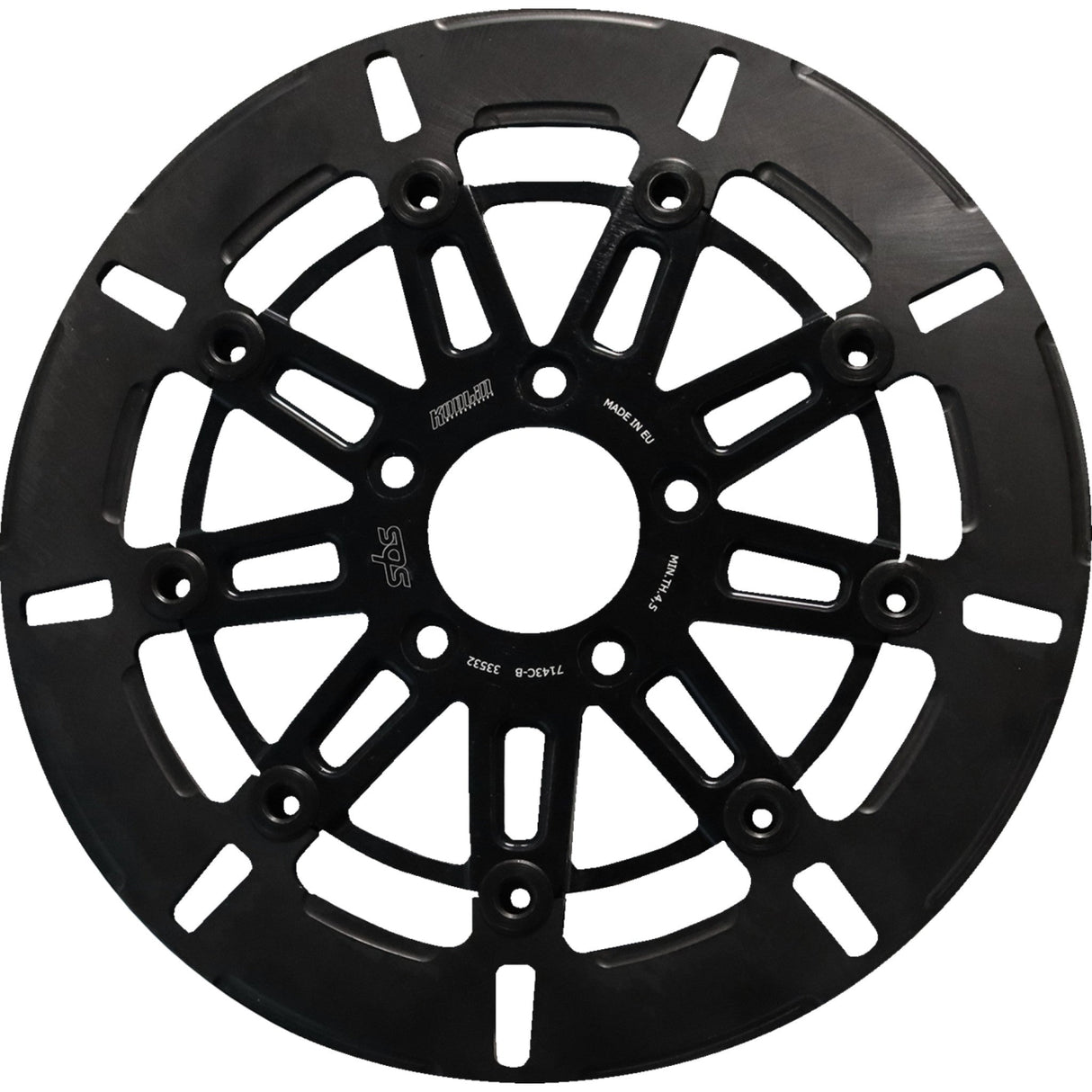 SBS 1710-4777 7143C-B Brake Rotor 9-spoke