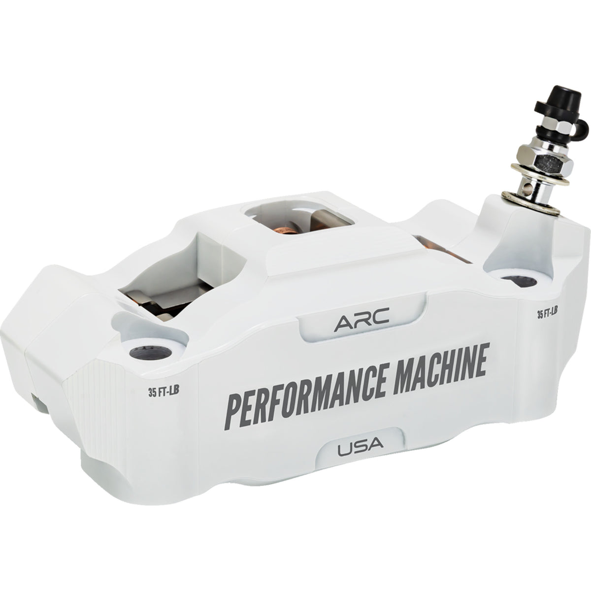 PERFORMANCE MACHINE (PM) 1701-0814 0052-2426-WC Race Series Radial Mount Caliper Radial Mount Caliper - Front Right - White