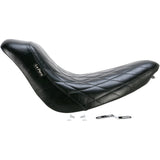 LePera Bare Bones Solo Seat Diamond Stitch Black - LK-007DM For Harley Softail 2006-2017