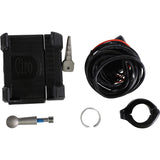 Ciro Smartphone GPS Holder With Charger 7/8"-1" Handlebar Mount Black - 50213 For Harley Touring 2024-2026