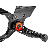 GILLES TOOLING 1623-0578 MUE2-BM05-B MUE2 Rearset black - bmw
