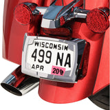 CIRO 2030-1501 70400 Multi-Fit License Plate Frame License Plate Frame - Chrome