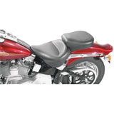 Mustang Vintage Style Seat Wide Smooth Black - 75073 For Harley Softail 2000-2007