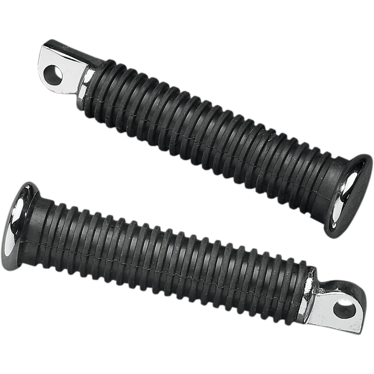 DRAG SPECIALTIES DS-253403 Rubber Vibration-Absorbing Passenger Footpegs Extended Length Rubber Passenger Peg