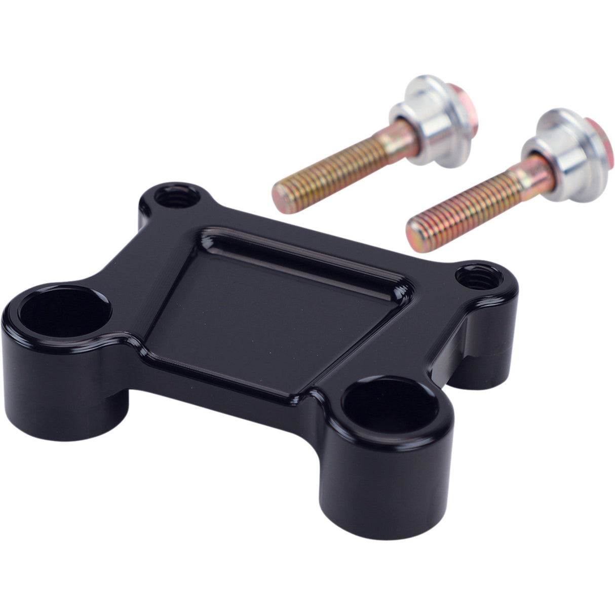 LA Choppers T-Bar Handlebar Adapter FLH Black - LA-7415-15B For Harley Touring 1985-2022