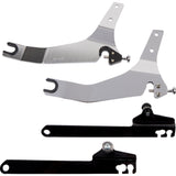 Cobra Detachable Backrest Kit 14" Chrome Dyna - 602-2004 For Harley Dyna 2006-2017