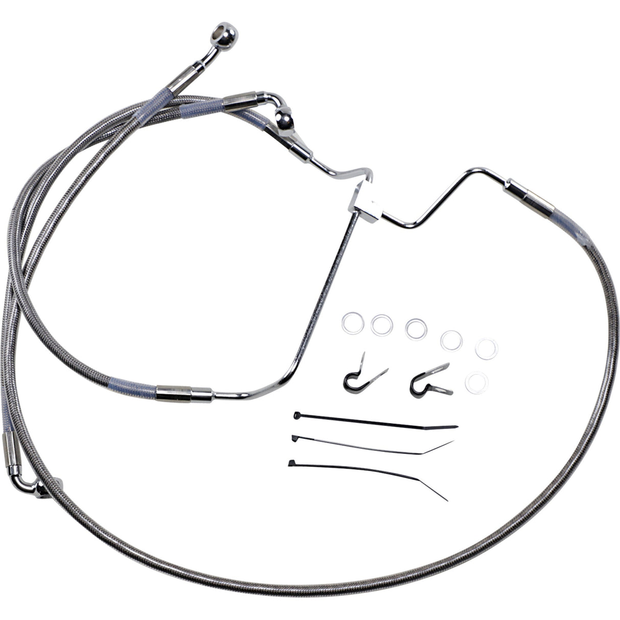 DRAG SPECIALTIES Extended Length Brake Line Kit
