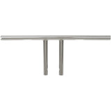 DRAG SPECIALTIES 0601-4218 1" T-Bar dimpled - straight - 8" - chrome