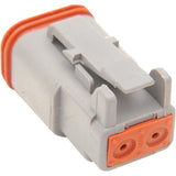 NAMZ 2120-0051 DP-2G Deutsch DT Sealed Connector Component — Wiring Connector Deutsch Plug - 2 Pin - Gray