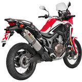 Akrapovic Slip-On Line Muffler - S-H10SO22-HWT Honda CRF1000L Africa Twin / CRF1000L2 Africa Twin Adventure Sports 2018-2019