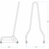 BILTWELL EXFIL Sissy Bars Bar - FXD