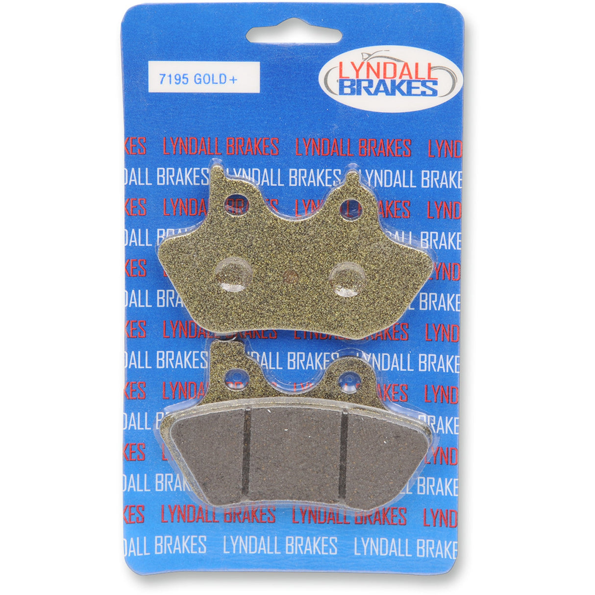 LYNDALL RACING BRAKES LLC 1720-0052 7195-GPLUS Gold-Plus Harley/Buell Brake Pads Gold-Plus Brake Pads - Harley-Davidson