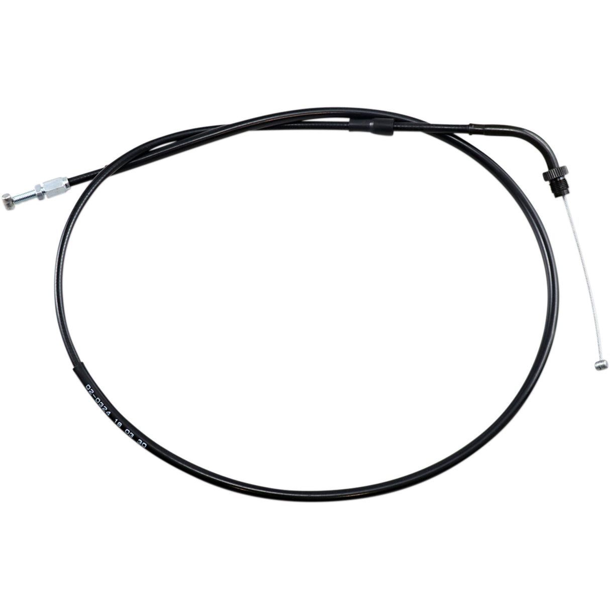 MOTION PRO MP02-324 02-0324 Black Vinyl Throttle Cable push - +6" - honda