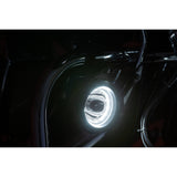CIRO 2001-2487 45019 TAC-10 Light Cannons - Spotlight w/ Engine Guard Mount - Black