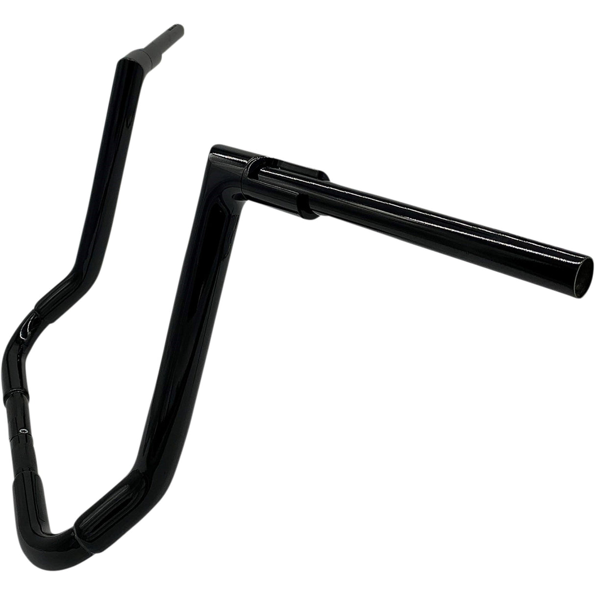 FAT Baggers INC. 1-1/2" EZ Install Flat Top Handlebar 16" Black - 605016-B For Harley Touring 2006-2020