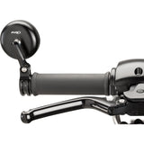 Puig HI-Tech Parts Tracker Rear View Mirror Round Black - 9506N For Harley Sportster 1996-2023 | Ducati Motorcycles 2008-2024