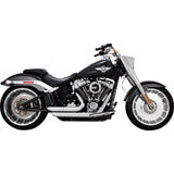 Vance & Hines Shortshots Staggered Exhaust System Chrome - 17335-22 For Harley Softail 2018-2022