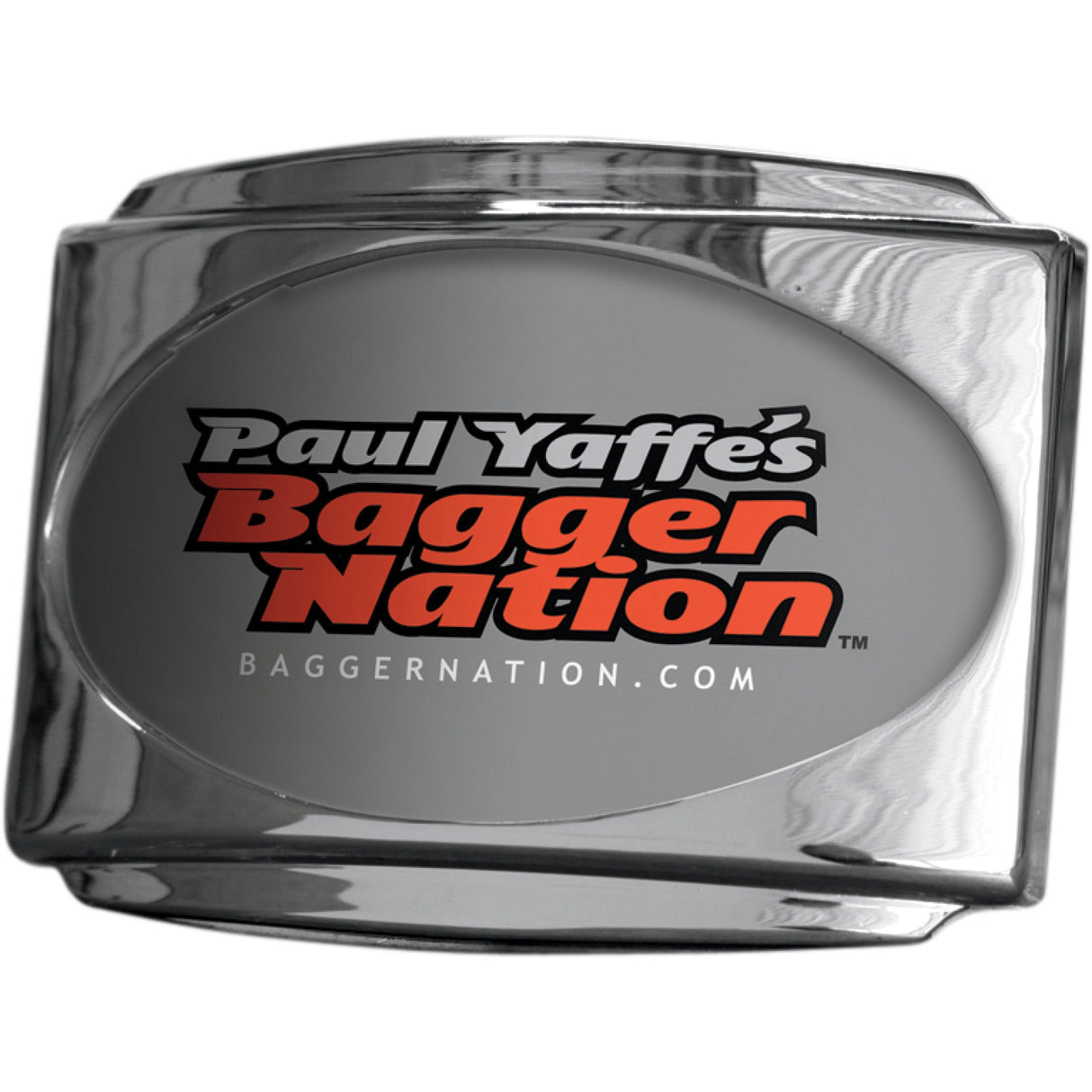 Paul Yaffe Bagger Nation Stealth III License Plate Frame CVO Chrome - PYO:USLP3-C For Harley Touring 2009-2013