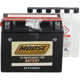 MOOSE OFFROAD 2113-0234 MTX12-BS AGM Maintenance-Free Battery AGM Battery - YTX12-BS