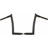 FAT Baggers INC. 1-1/4" EZ Install Pointed Top Handlebar 12" Black - 948012-B For Harley Touring 2023-2026