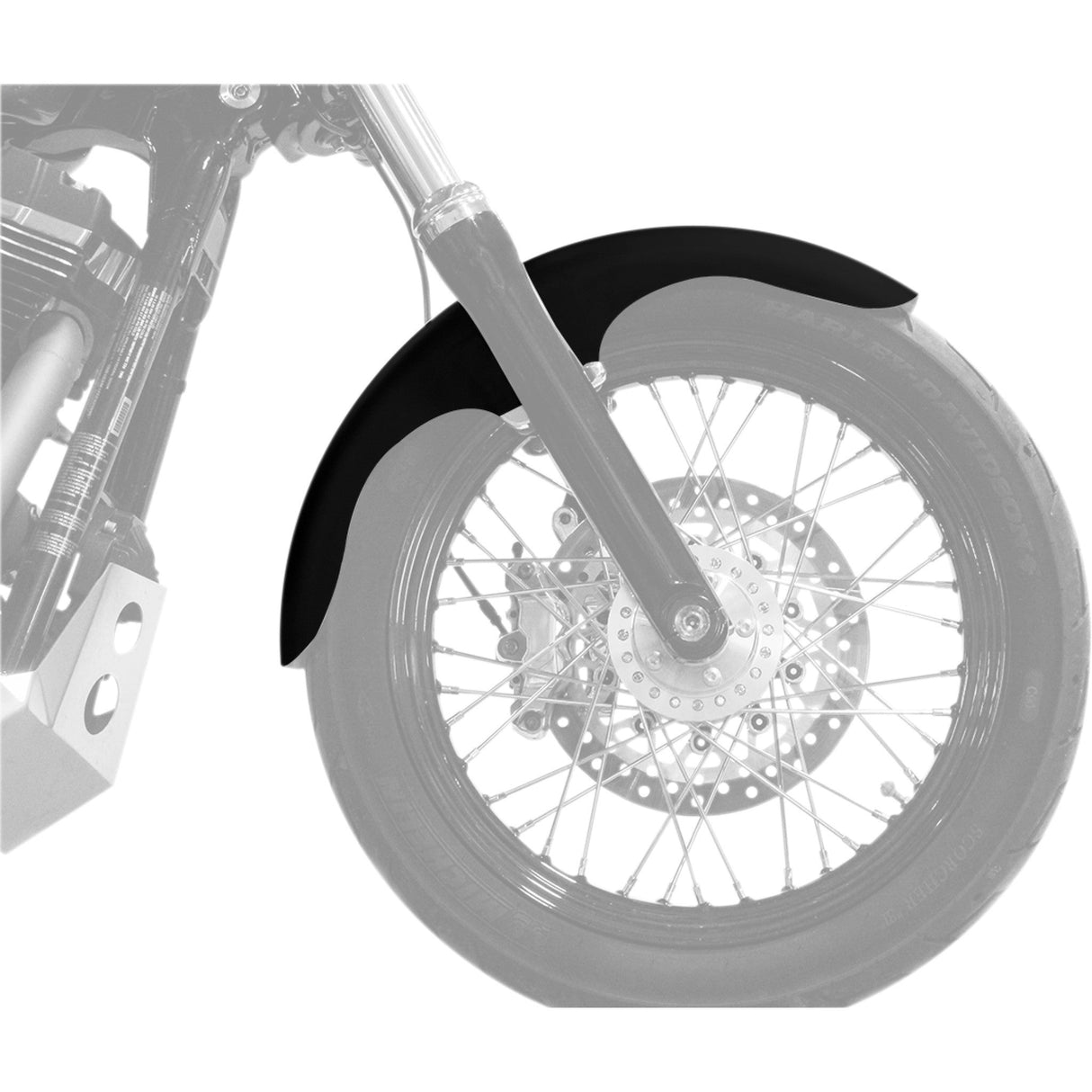 Klock Werks Tire Hugger Fender - KWF-03-0004 For Harley Dyna 1984-2022