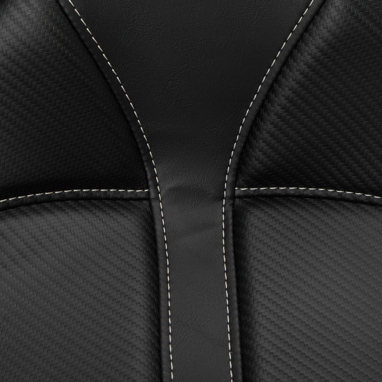 Saddlemen Dominator Solo Seat Without Backrest Black With Gray Stitching FL FX - 806-12-0042 For Harley Softail 2006-2017