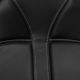 Saddlemen Dominator Solo Seat Without Backrest Black With Gray Stitching FL FX - 806-12-0042 For Harley Softail 2006-2017