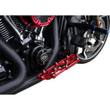 Arlen Ness Diamond Floorboards Driver Red - 410-057 For Harley Motorcycles 1982-2026