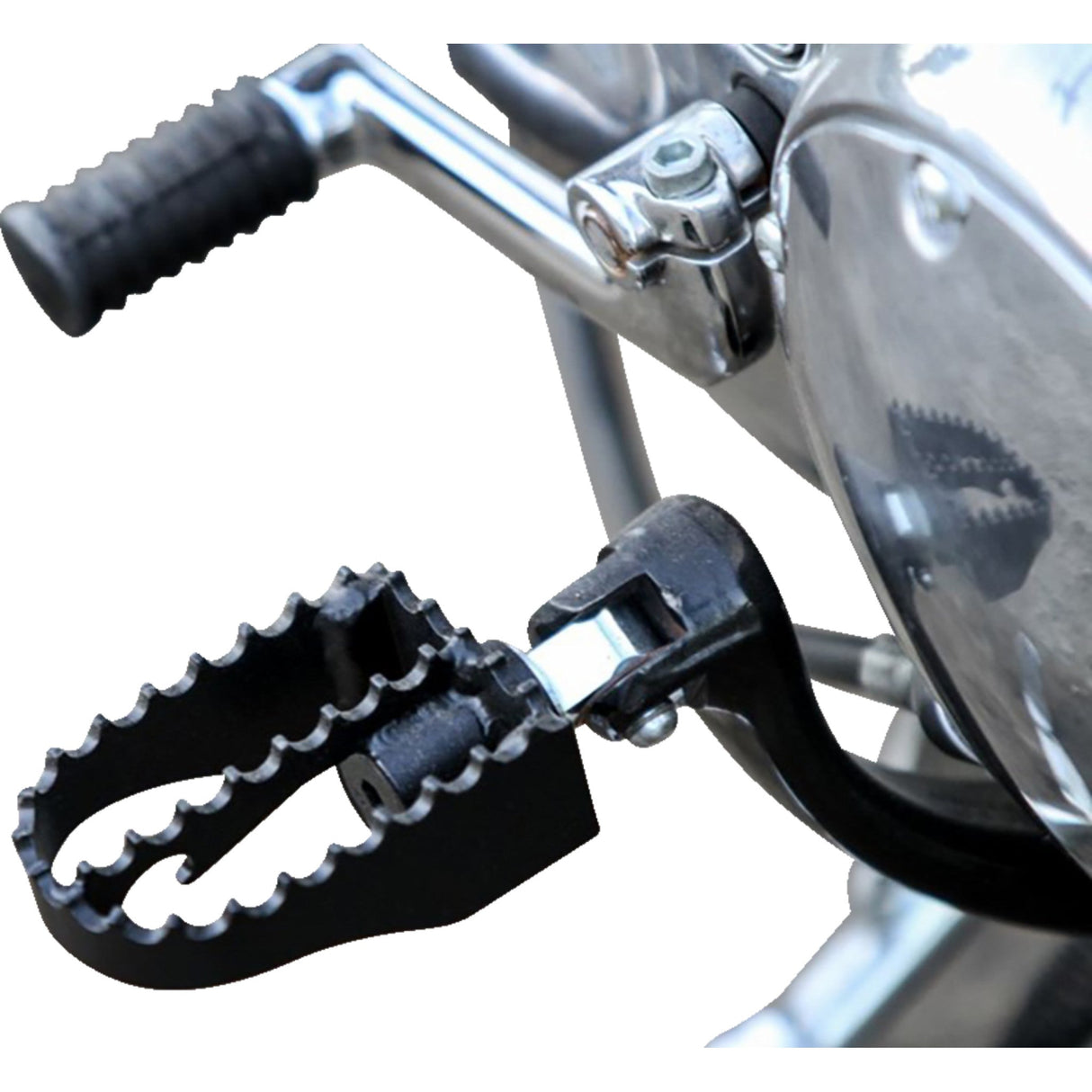 Burly Brand MX Footpegs - B13-1009B For Harley Dyna 1997-2023