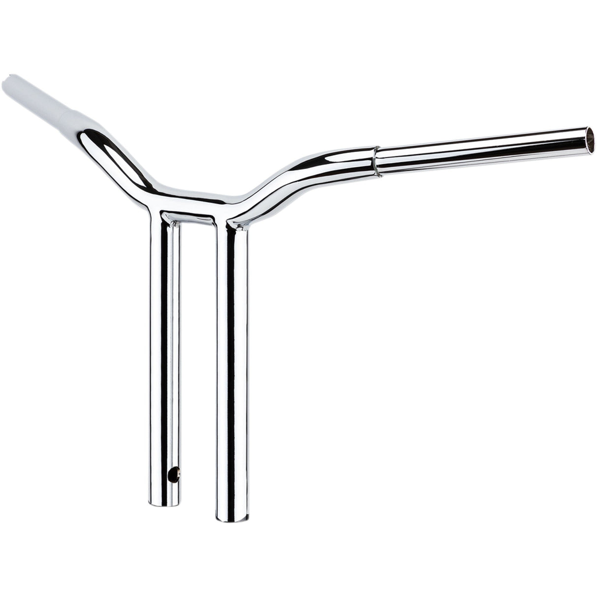 LA CHOPPERS 0601-4928 LA-7337-10 Kage Fighter Welded Straight-Riser Handlebar - One Piece - 10" - Chrome