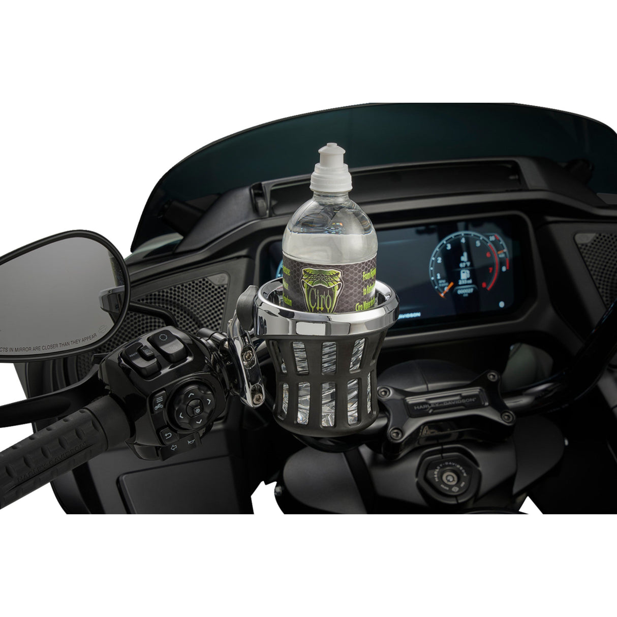 CIRO 0636-0582 55410 Gen 2 Drink Holder - Chrome - Chrome Perch Mount