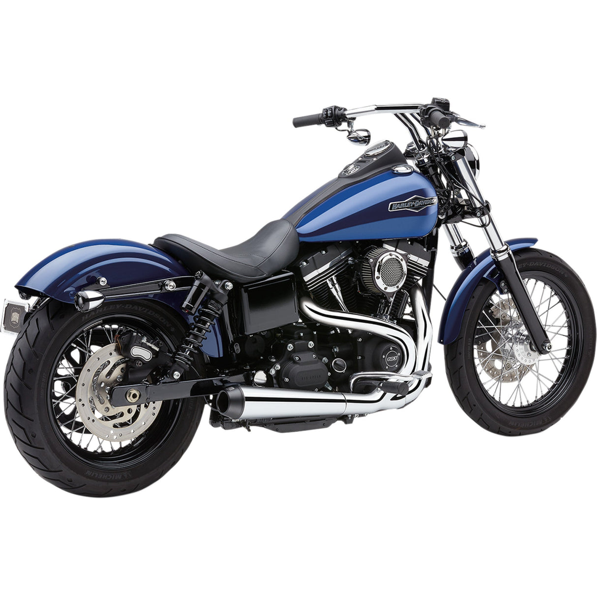 Cobra El Diablo 2-Into-1 Exhaust System - 6476 For Harley Dyna 2006-2011