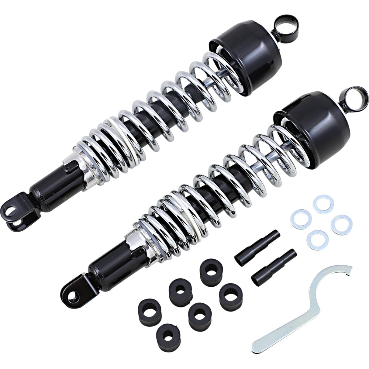 EMGO 1310-0929 17-05542 Classic Shocks black - eye/clevis -14.4"
