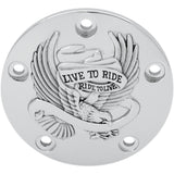 DRAG SPECIALTIES Live To Ride Points Cover