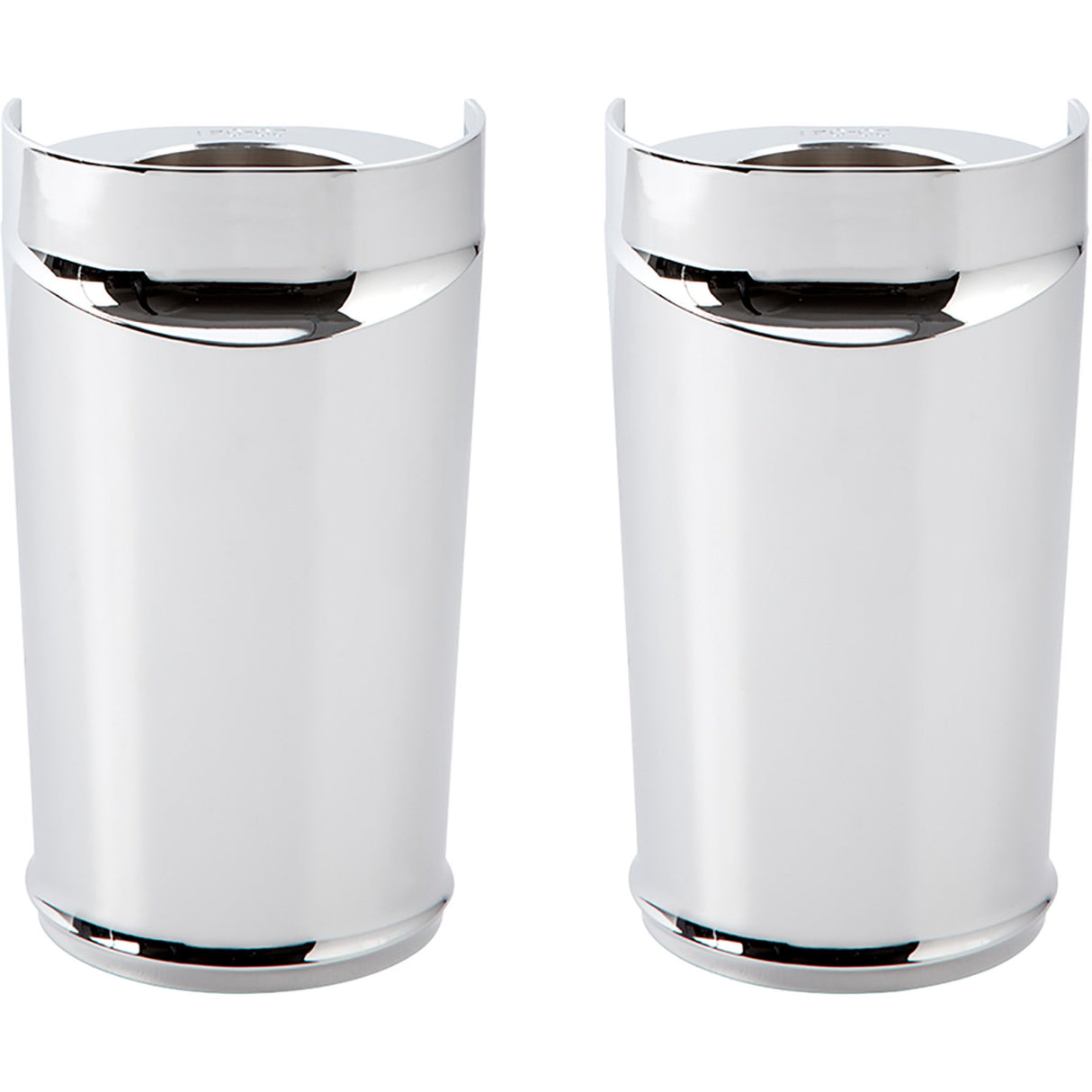ARLEN NESS 0411-0179 20-036 Fork Boot Covers - Chrome - Smooth