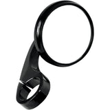Todd's Cycle Clamp-On Shooter Mirror Shooter Side View Round Black 1"