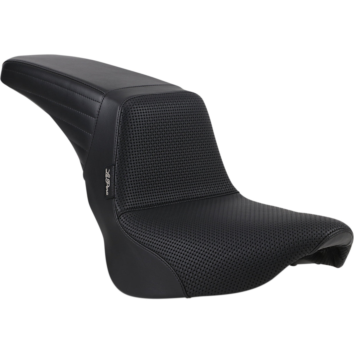 LePera Kickflip Seat — Basketweave Black - LYR-590BW For Harley Softail 2018-2023