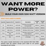 WILD BOAR AUDIO 4405-0544 WBA WHOLE HOG RG 900 Watt 6-speaker Complete Amplified Kit 900 W 6-Speaker - Road Glide